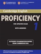 Cambridge Certificate of Proficiency in English 1 for updated exam: Student's Book with answers