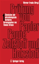 FRANKE, Franke, Werner Franke, Thoma Krause, Thomas Krause - Prüfung von Papier, Pappe, Zellstoff und Holzstoff