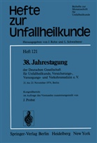 Pobst, J Pobst, J. Pobst - 38. Jahrestagung der Deutschen Gesellschaft für Unfallheilkunde, Versicherungs-, Versorgungs- und Verkehrsmedizin e.V.