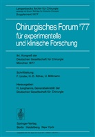 H -D Röher u a, H. Junghanns, Linder, F Linder, F. Linder, U. Mittmann... - Chirurgisches Forum '77 für experimentelle und klinische Forschung