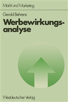 Gerold Behrens - Werbewirkungsanalyse