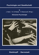 -D Rösler, H -D Rösler, J. Helm, H. -D. Rösler, H.-D. Rösler, H Szewcyk... - Klinische Psychologie