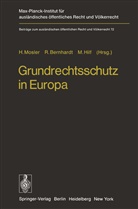 Roge Bernard, Roger Bernard, R. Bernhardt, M Hilf, M. Hilf, H. Mosler - Grundrechtsschutz in Europa