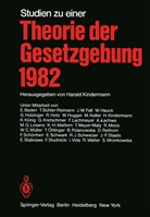Kindermann, H Kindermann, H. Kindermann - Studien zu einer Theorie der Gesetzgebung 1982
