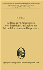 H W Doerr, H. W. Doerr, H.W. Doerr - Beiträge zur Epidemiologie von Infektionskrankheiten am Modell der humanen Herpesviren