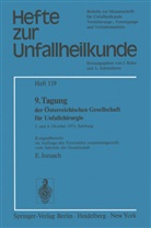 E. Jonasch, Jonasch, E Jonasch - 9. Tagung der Österreichischen Gesellschaft für Unfallchirurgie