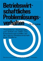 Egbert Kahle - Betriebswirtschaftliches Problemlösungsverhalten