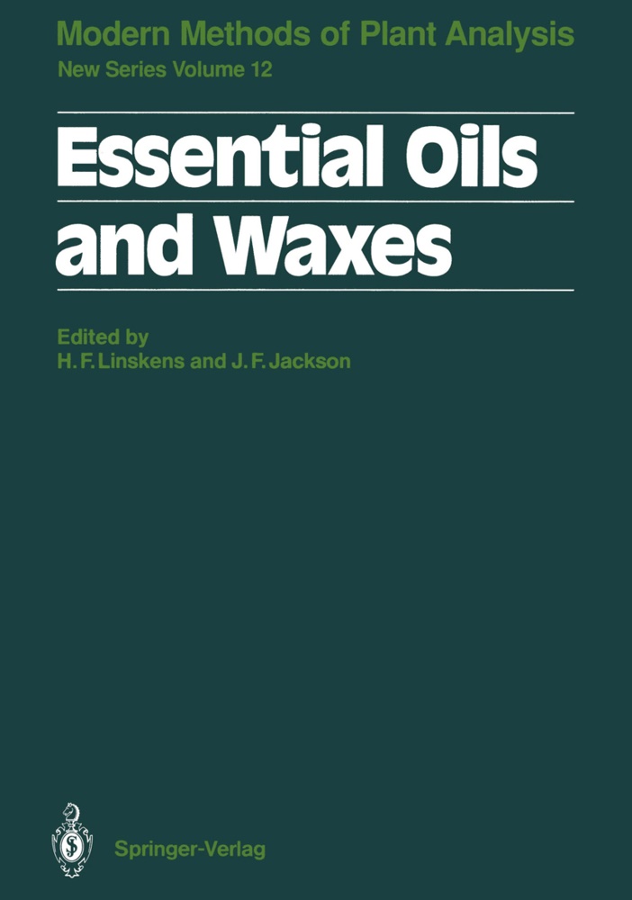 F Jackson,  F Jackson, Han F Linskens, Hans F Linskens, John F. Jackson, Hans F. Linskens - Essential Oils and Waxes
