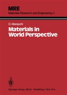 D G Altenpohl, D. G. Altenpohl - Materials in World Perspective