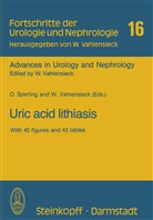 Sperling, O Sperling, O. Sperling, W Vahlensieck, W. Vahlensieck - Uric acid lithiasis
