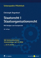 Christoph Degenhart - Staatsrecht, m. CD-ROM. Tl.1