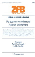 Letmath, Pete Letmathe, Peter Letmathe, Wit, Witt, Witt... - ZfB (Zeitschrift für Betriebswirtschaft) Special Issue - 3/2012: Management von kleinen und mittleren Unternehmen