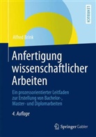 Alfred Brink - Anfertigung wissenschaftlicher Arbeiten