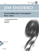 Jim Snidero - Intermediate Jazz Conception Bass Lines, Bass, w. Audio-CD