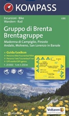 KOMPASS-Karten GmbH - Kompass Karten: Gruppo di Brenta 1:25 000