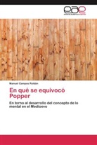 Manuel Campos Roldán - En qué se equivocó Popper