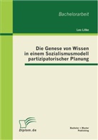 Leo Litke - Die Genese von Wissen in einem Sozialismusmodell partizipatorischer Planung