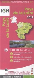 Collectif, REG07 - IGN Karten, Régionale Routière (et Touristique) - Bl.R07: Pays de la Loire 2013 1:250'000