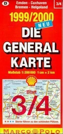 Die Generalkarten Deutschland - 3/4: Emden, Bremen, Cuxhaven, Bremerhaven