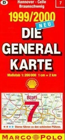 Die Generalkarten Deutschland - 7: Hannover, Braunschweig, Celle