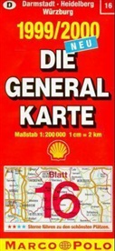 Die Generalkarten Deutschland - Bl.16: Darmstadt, Würzburg, Mannheim, Heidelberg