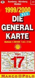 Die Generalkarten Deutschland - Bl.17: Nürnberg, Bamberg, Bayreuth