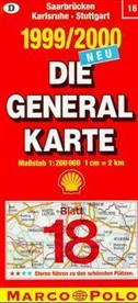 Die Generalkarten Deutschland - 18: Saarbrücken, Stuttgart, Karlsruhe