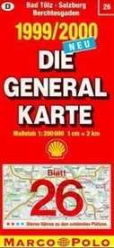 Die Generalkarten Deutschland - Bl.26: Rosenheim, Salzburg, Berchtesgaden