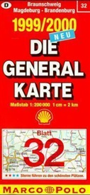 Die Generalkarten Deutschland - Bl.32: Braunschweig, Magdeburg, Brandenburg