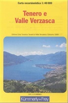 Kümmerly & Frey Karten: Kümmerly & Frey Karte Tenero e Valle Verzasca