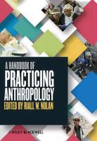 R Nolan, Riall Nolan, Riall (EDT) Nolan, Riall W. (Purdue University Nolan, Nolan Riall, Riall Nolan... - Handbook of Practicing Anthropology