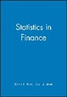 Hand, David J Hand, David J. Hand, David J. (Biometrics Unit Hand, David J. Jacka Hand, HAND DAVID J JACKA SAUL D... - Statistics in Finance