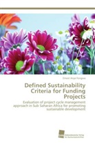 Ernest Anye Fongwa - Defined Sustainability Criteria for Funding Projects