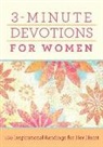 Inc Barbour Publishing, Barbour Publishing (COR), Barbour Publishing Inc, Compiled By Barbour Staff, Inc Barbour Publishing - 3-Minute Devotions for Women