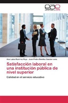 Juan P Benitez Guadarrama, Juan Pedro Benitez Guadarrama, Ana Luis Ramírez Roja, Ana Luisa Ramírez Roja - Satisfacción laboral en una institución pública de nivel superior