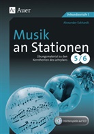 Max Deubler, Alexander Eckhardt - Musik an Stationen 5-6, m. 1 CD-ROM
