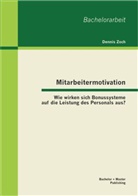 Dennis Zoch - Mitarbeitermotivation: Wie wirken sich Bonussysteme auf die Leistung des Personals aus?