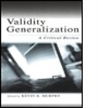 Kevin R. Murphy, MURPHY KEVIN R, Teresa Toguchi Swartz, Kevin R Murphy, Kevin R. Murphy - Validity Generalization