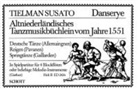 Tilman Susato, Franz Julius Giesbert - Altniederländisches Tanzbüchlein vom Jahre 1551