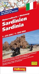 Hallwag Kümmerly+Frey AG - Hallwag Motorradkarten: Sardinien Sardinia 1:275 000 / 1:650 000
