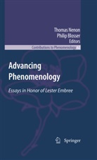 Blosser, Blosser, Philip Blosser, Thoma Nenon, Thomas Nenon - Advancing Phenomenology