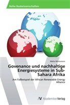 Malte Winterstein - Govenance und nachhaltige Energiesysteme in Sub-Sahara Afrika