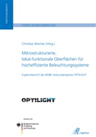 Christian Brecher - Mikrostrukturierte, lokal-funktionale Oberflächen für hocheffiziente Beleuchtungssysteme