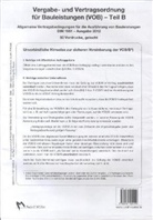 Vergabe- und Vertragsordnung für Bauleistungen (VOB) Teil B - Vordrucke, Ausgabe 2012