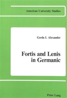 Gerda I Alexander, Gerda I. Alexander - Fortis and Lenis in Germanic
