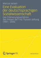 Marcus Jansen - Eine Evaluation der deutschsprachigen Sozialwissenschaft