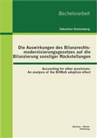 Sebastian Stolzenburg - Die Auswirkungen des Bilanzrechtsmodernisierungsgesetzes auf die Bilanzierung sonstiger Rückstellungen. Accounting for other provisions: An analysis of the BilMoG adoption effect