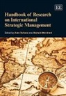 Hemant / Merchant, Hemant Merchant, Alain Verbeke, Alain Merchant Verbeke, Hemant Merchant, Alain Verbeke - Handbook of Research on International Strategic Management
