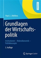 Paul J Welfens, Paul J J Welfens, Paul J. J. Welfens - Grundlagen der Wirtschaftspolitik