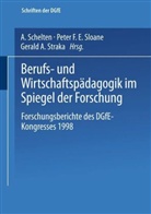 Gerald A Straka, Pete F E Sloane, Peter F E Sloane, Andreas Schelten, Peter F. E. Sloane, Gerald A. Straka - Berufs- und Wirtschaftspädagogik im Spiegel der Forschung